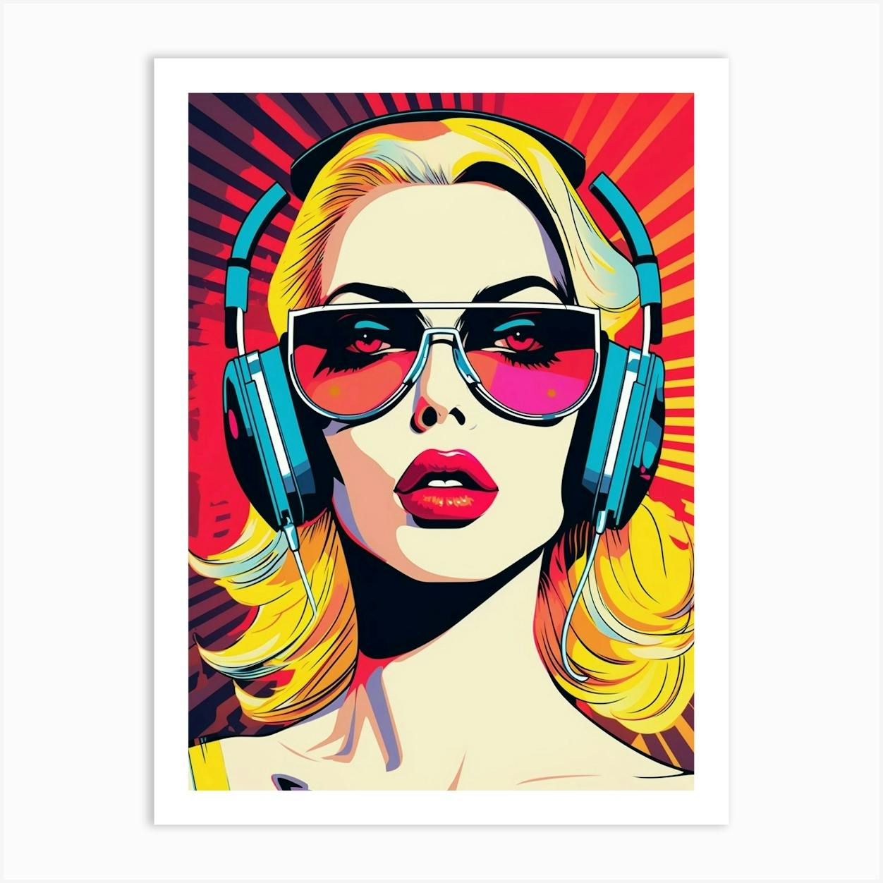 Sound Washington Retro Pop Art 15 Art Print by PixelPerfect - Fy