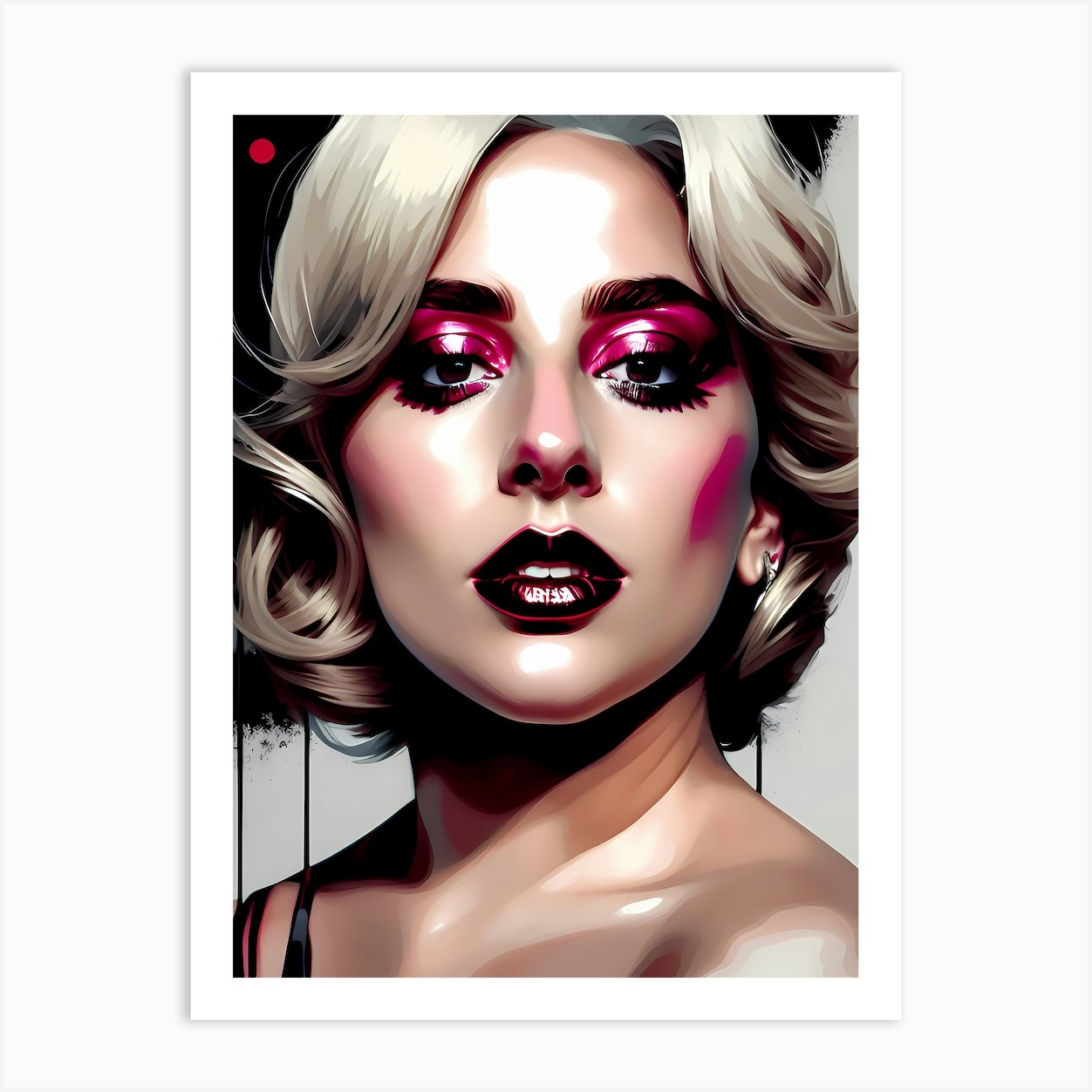 Lady Gaga Art Print by Sobalvarro - Fy