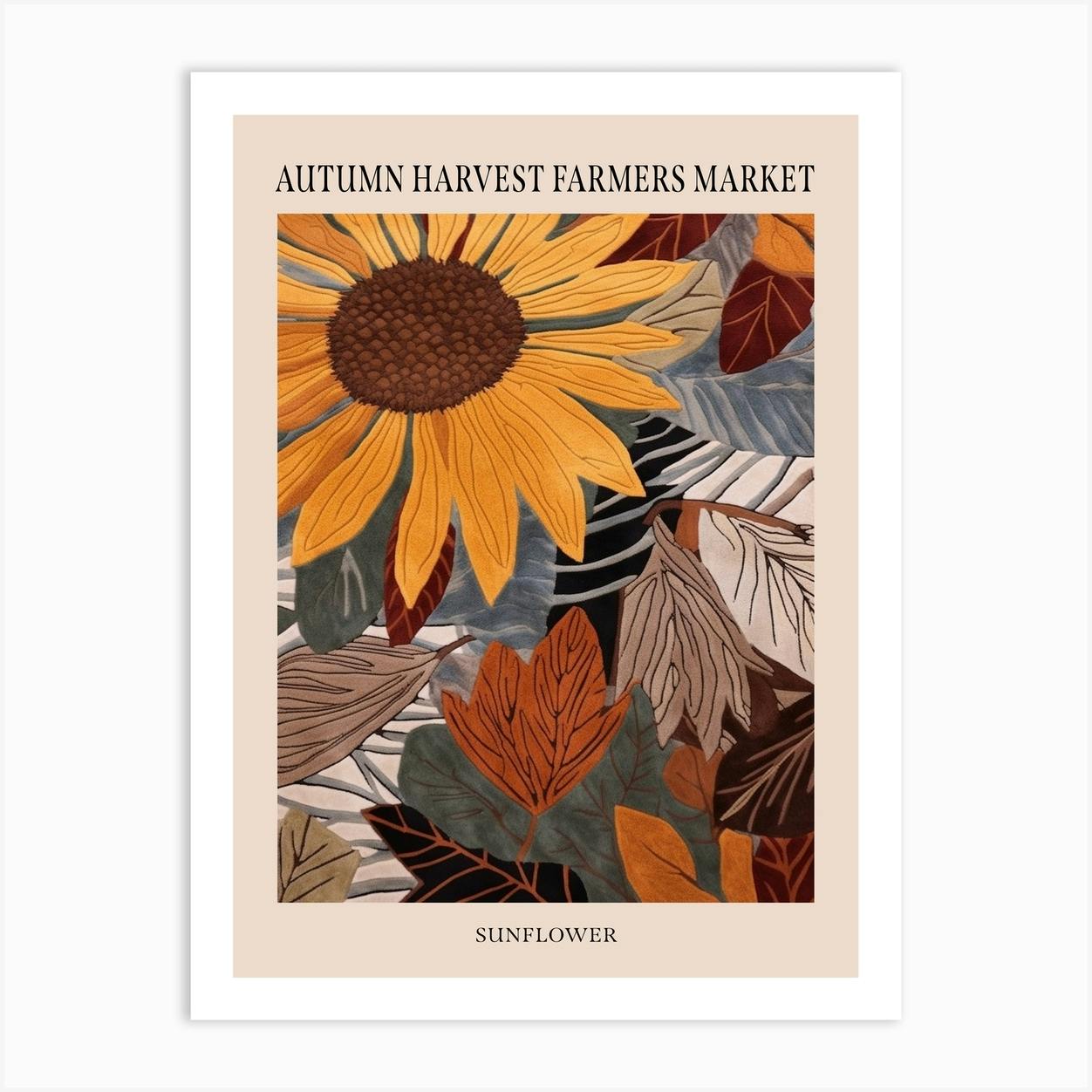 Sold Autumn Sunflower - Fine Art Print