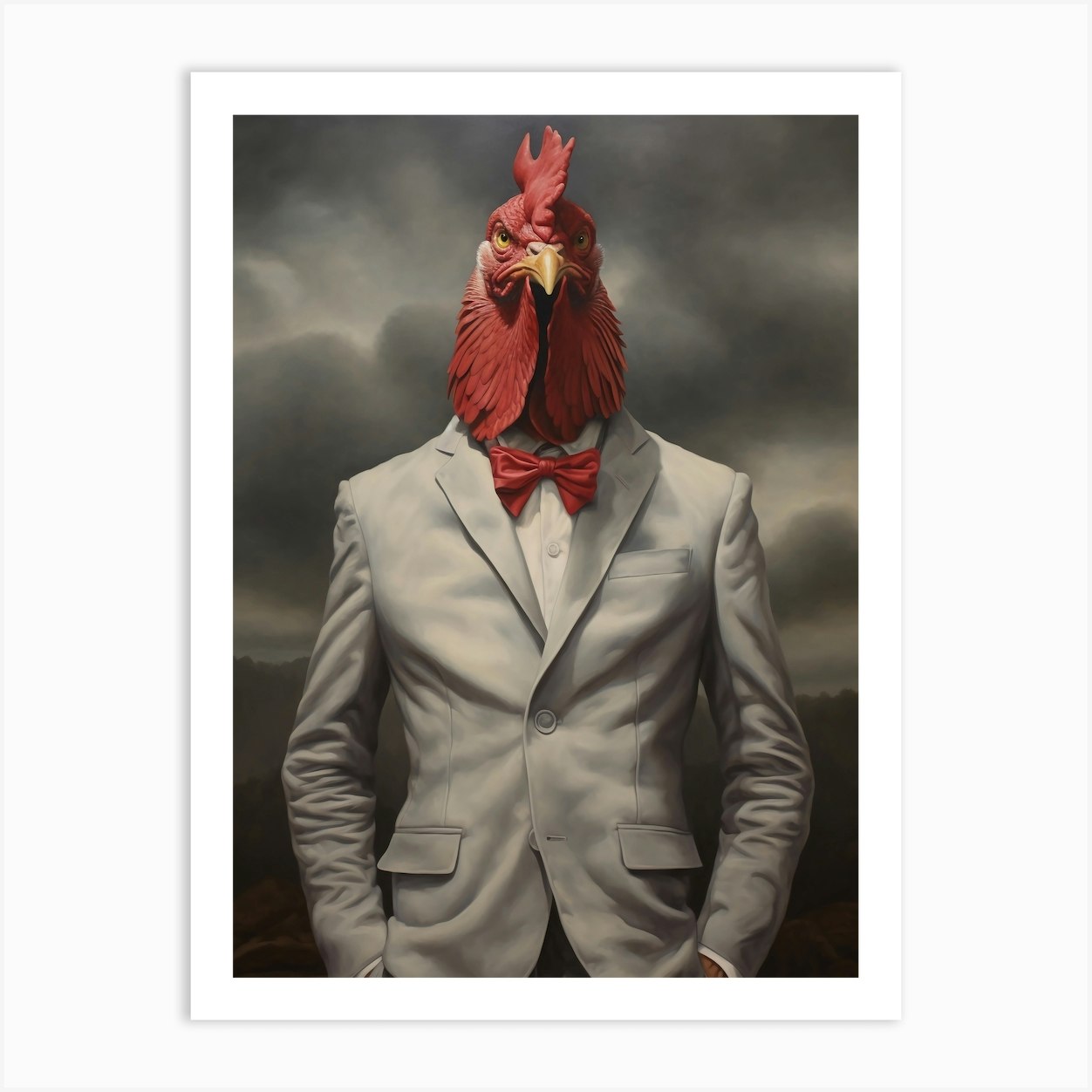 The Cock Art Print By Haroulita Fy 5566