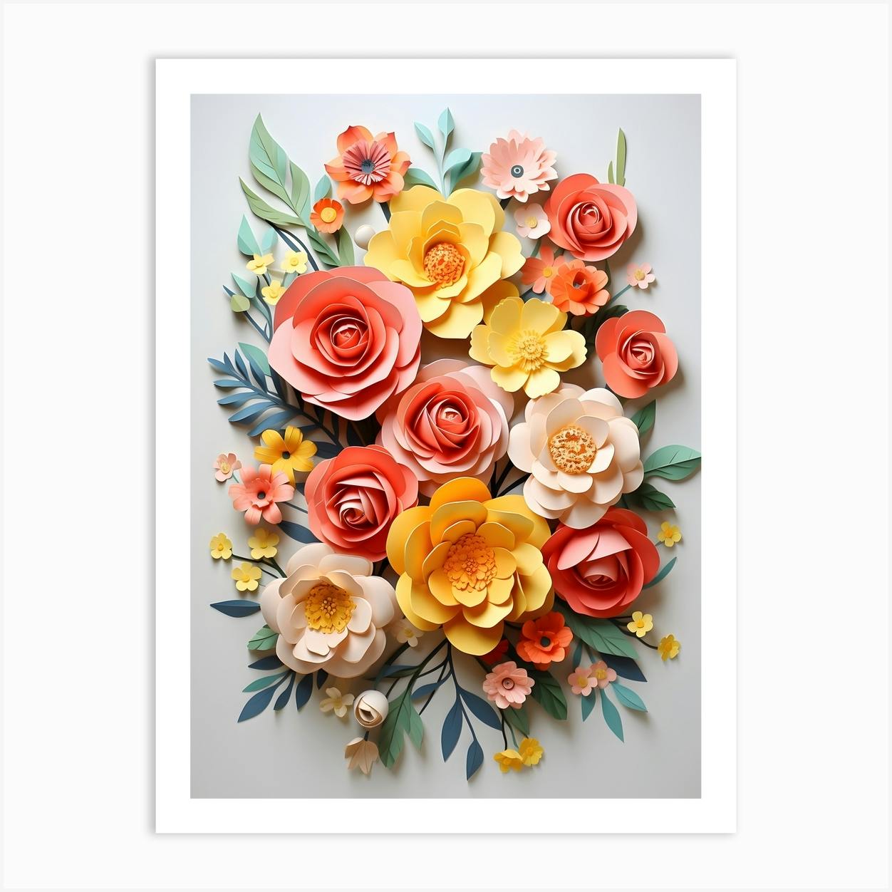 Paper art flower online