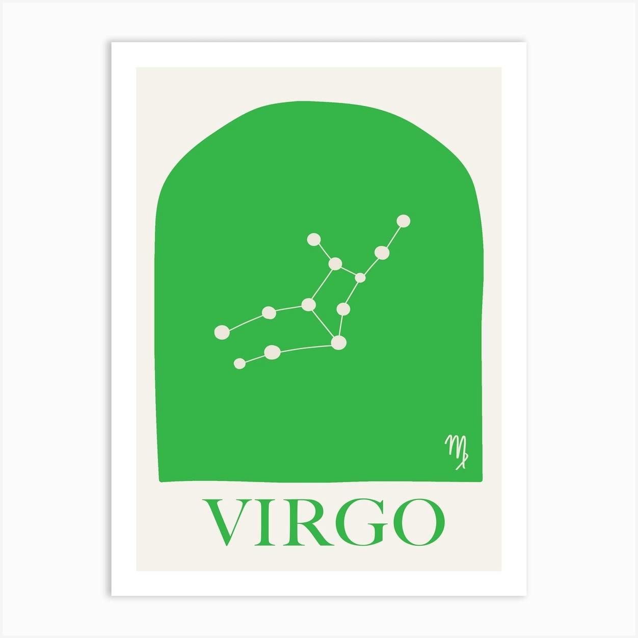 Zodiac Virgo Art Print by Grace Digital Art Co Fy