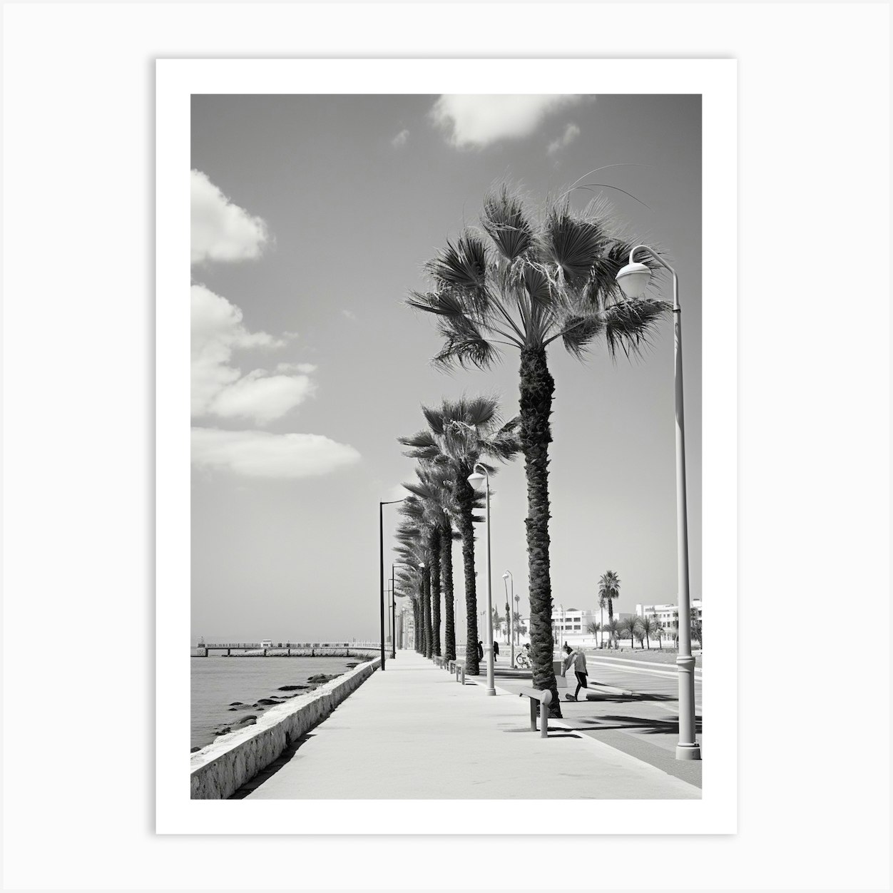 Limassol, Cyprus, Mediterranean Black And White Photography Analogue 4