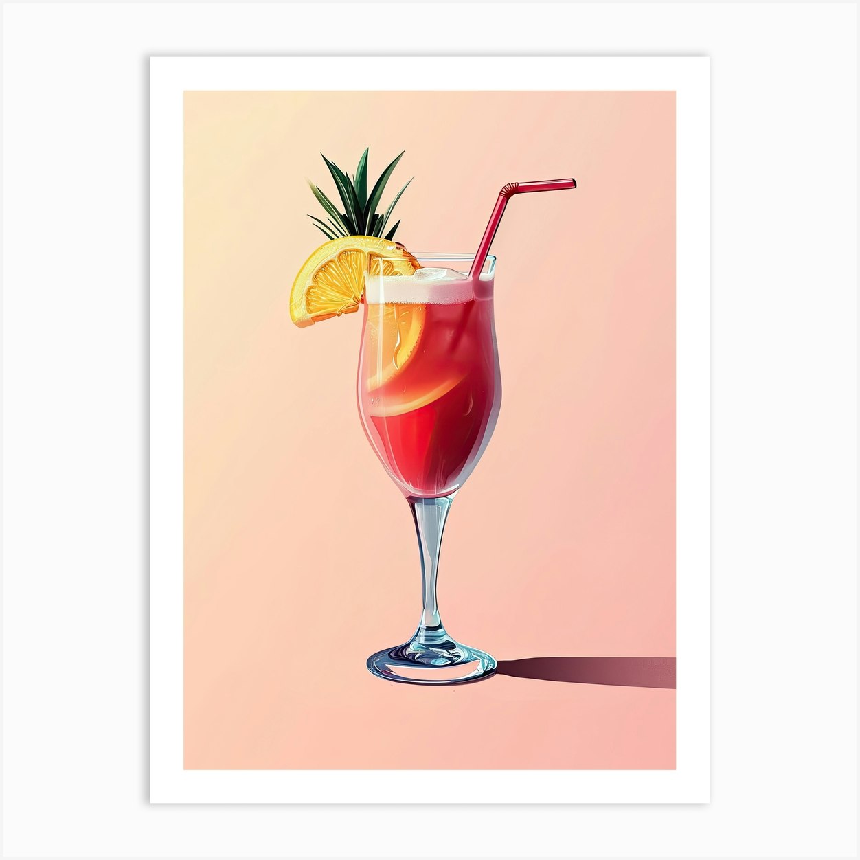 Coctail, Atomic Elixirs: Cocktail Fusion Art Print By Art-syndicate - Fy