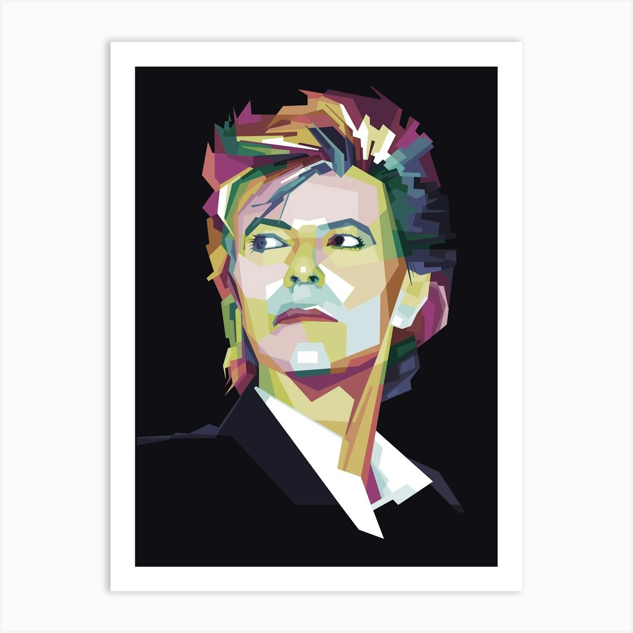 [洋書] David Bowie: A Portrait David Bowie Portrait Prints - Portraits by Faj