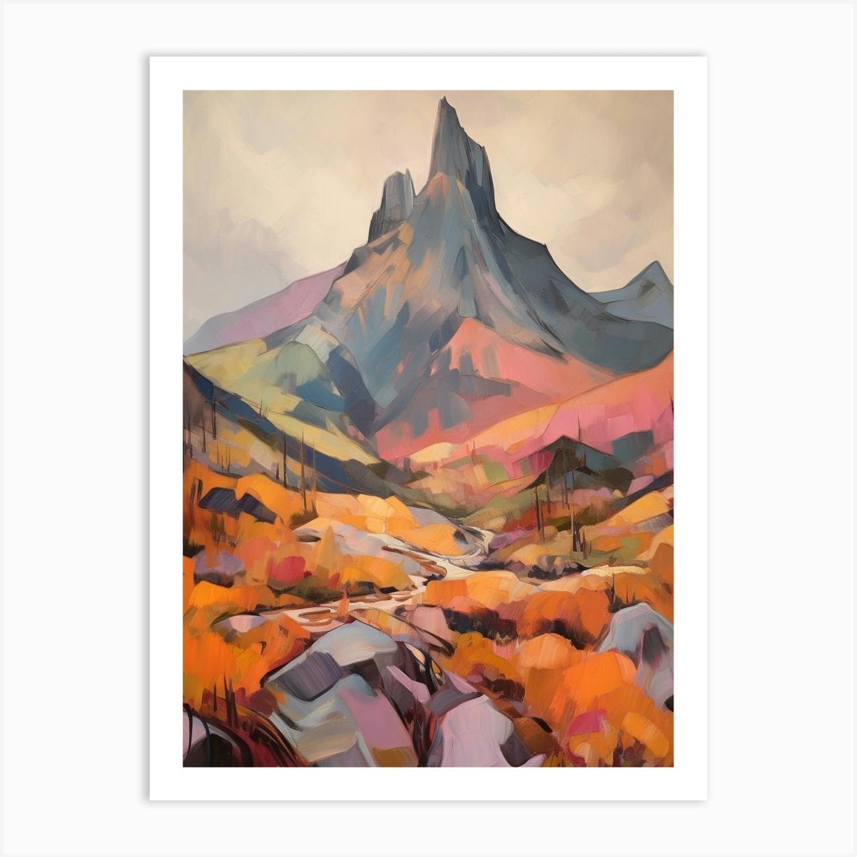 Store Cradle Mountain - Fine art print