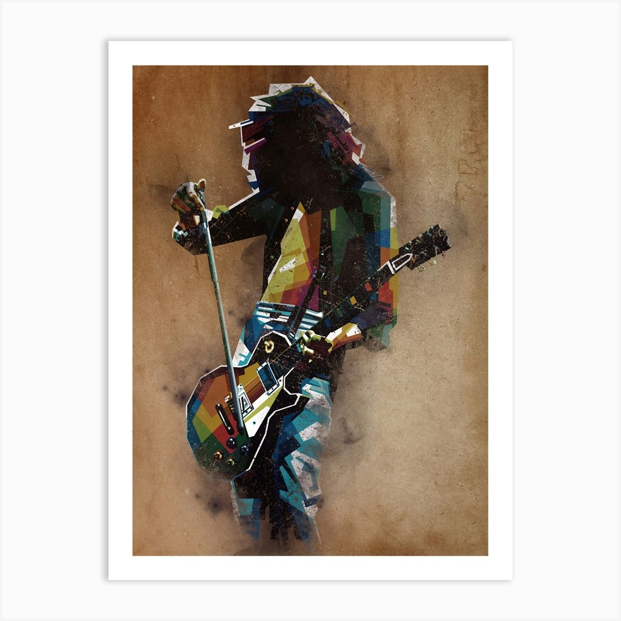 Rockstar Legend 3 Art Print by Alkahfsmart - Fy