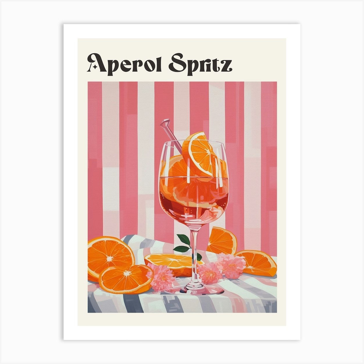 Aperol Spritz Art Print By Medart Fy