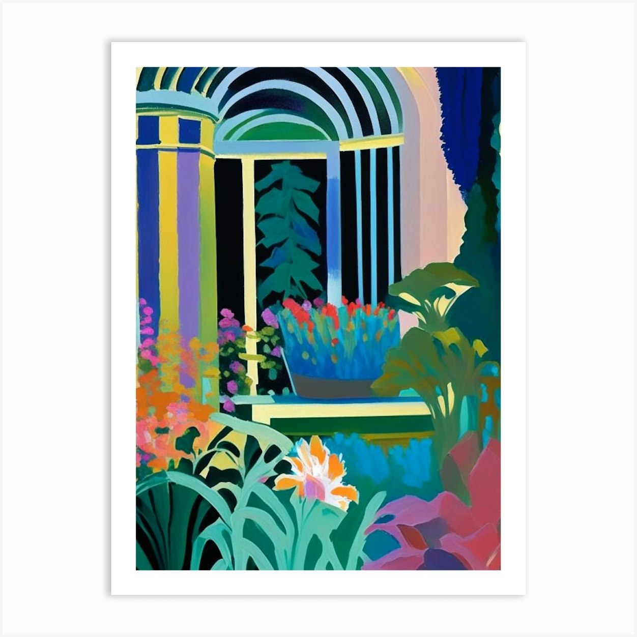 Longwood Gardens, Usa Abstract Still Life Art Print by Gardens of the World Art Prints & Posters