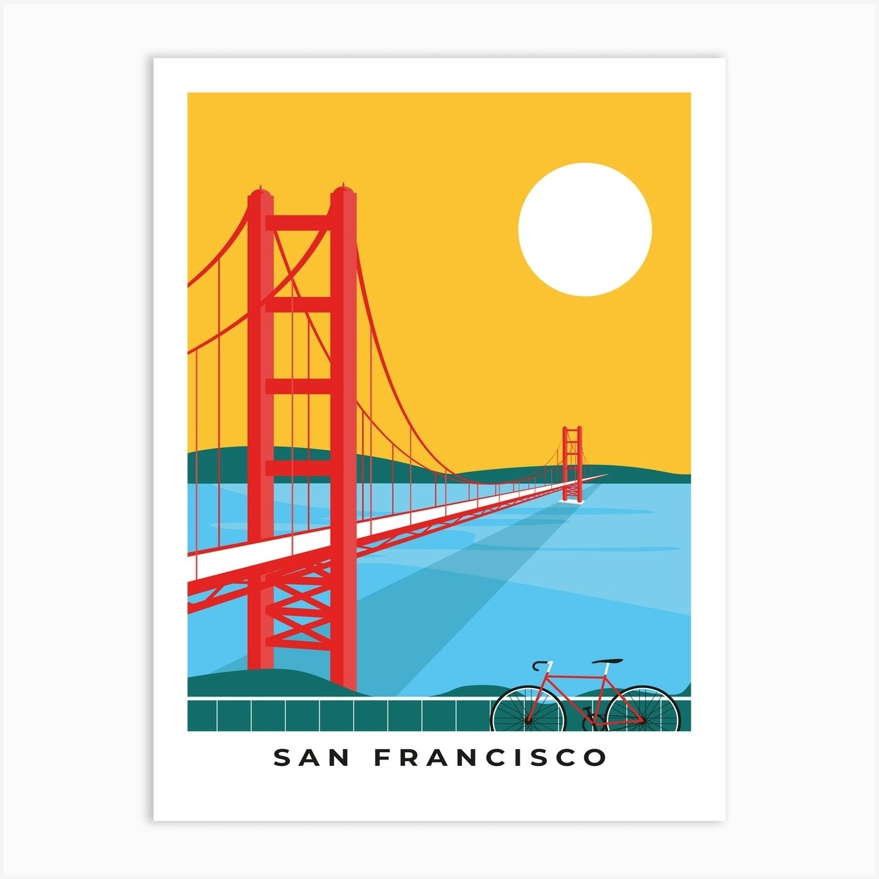 San Fran Art Print by The Good Eggs - Fy