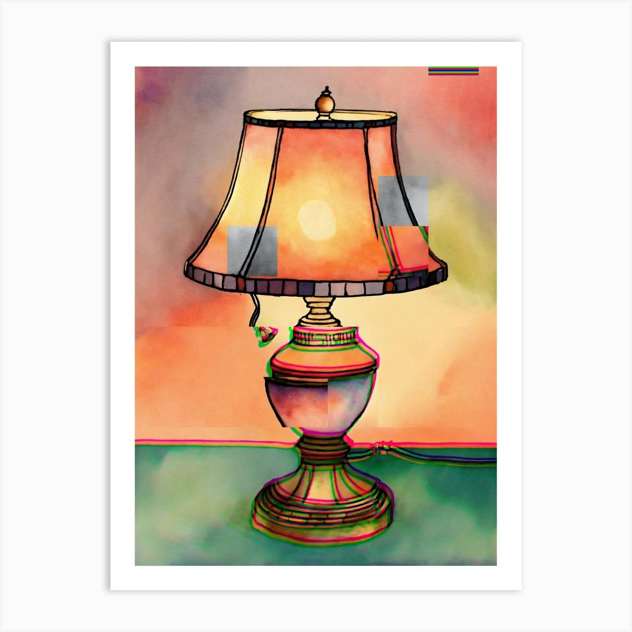 Drawing deals table lamp