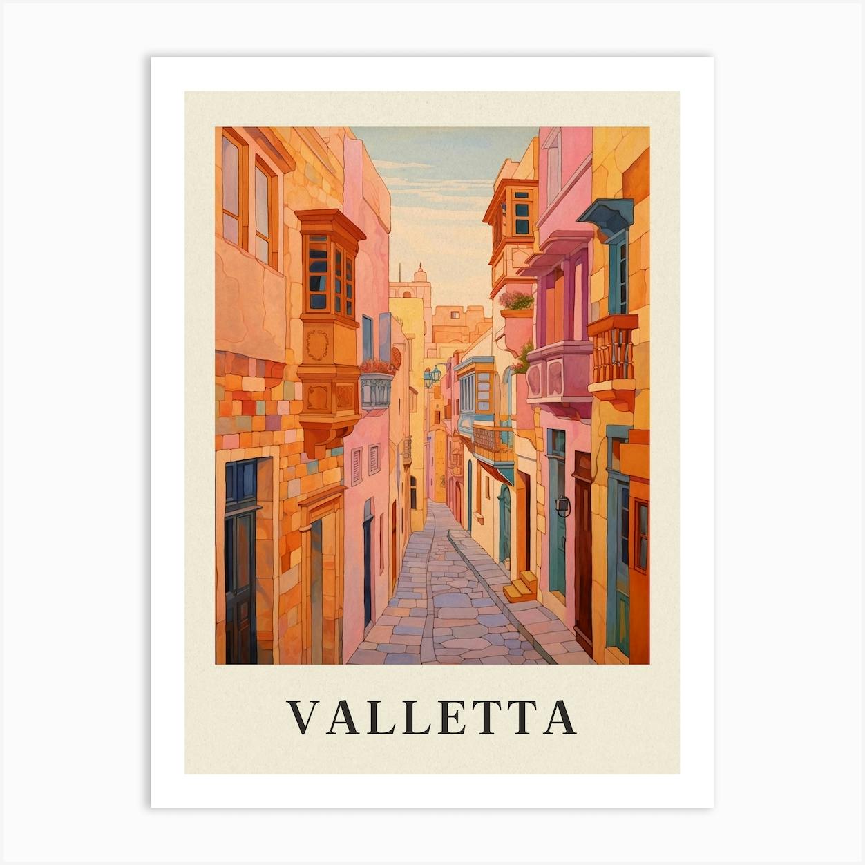 Travel Art - Malta retailer Streets