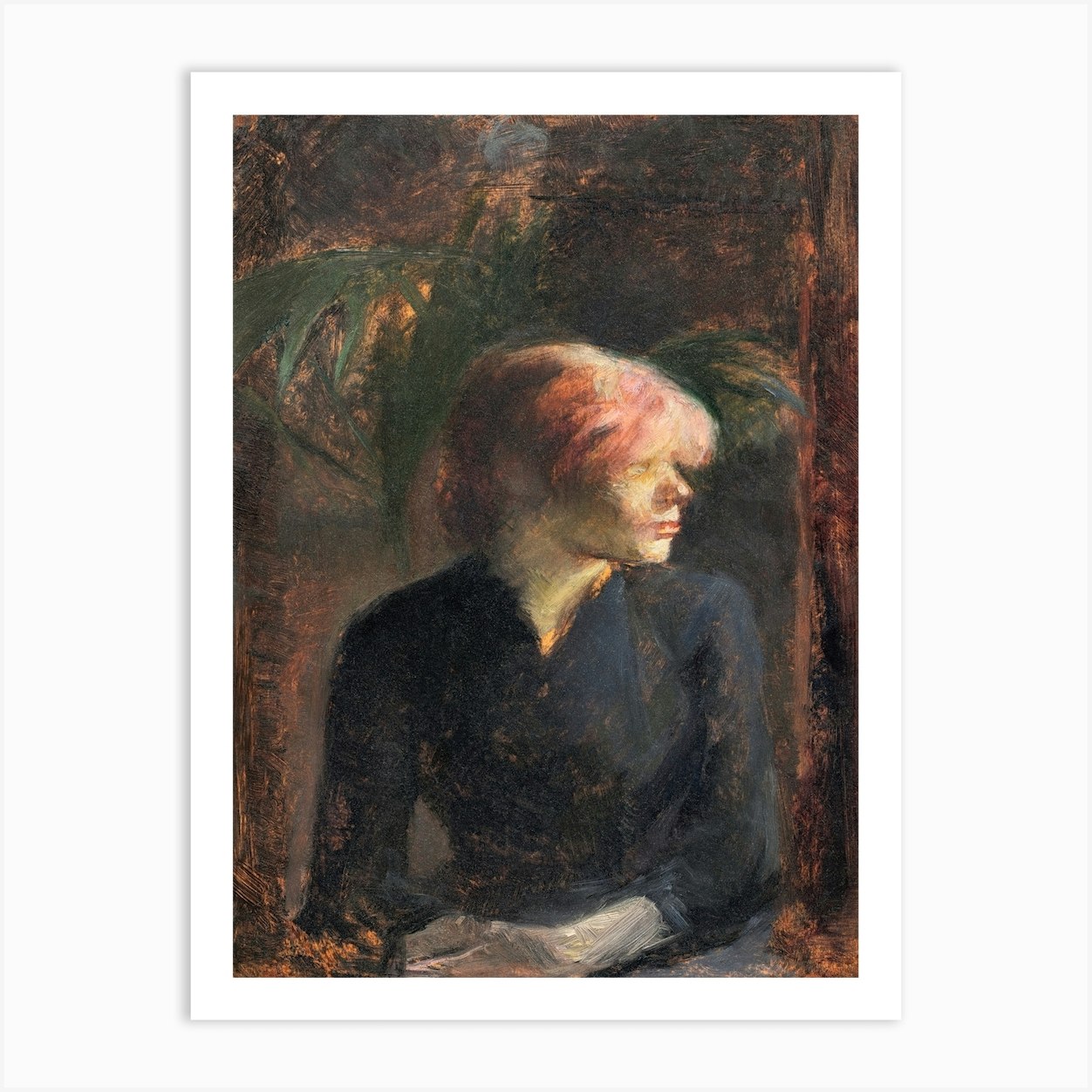 Carmen Gaudin (1885), Henri de Toulouse-Lautrec Art Print by Fy ...