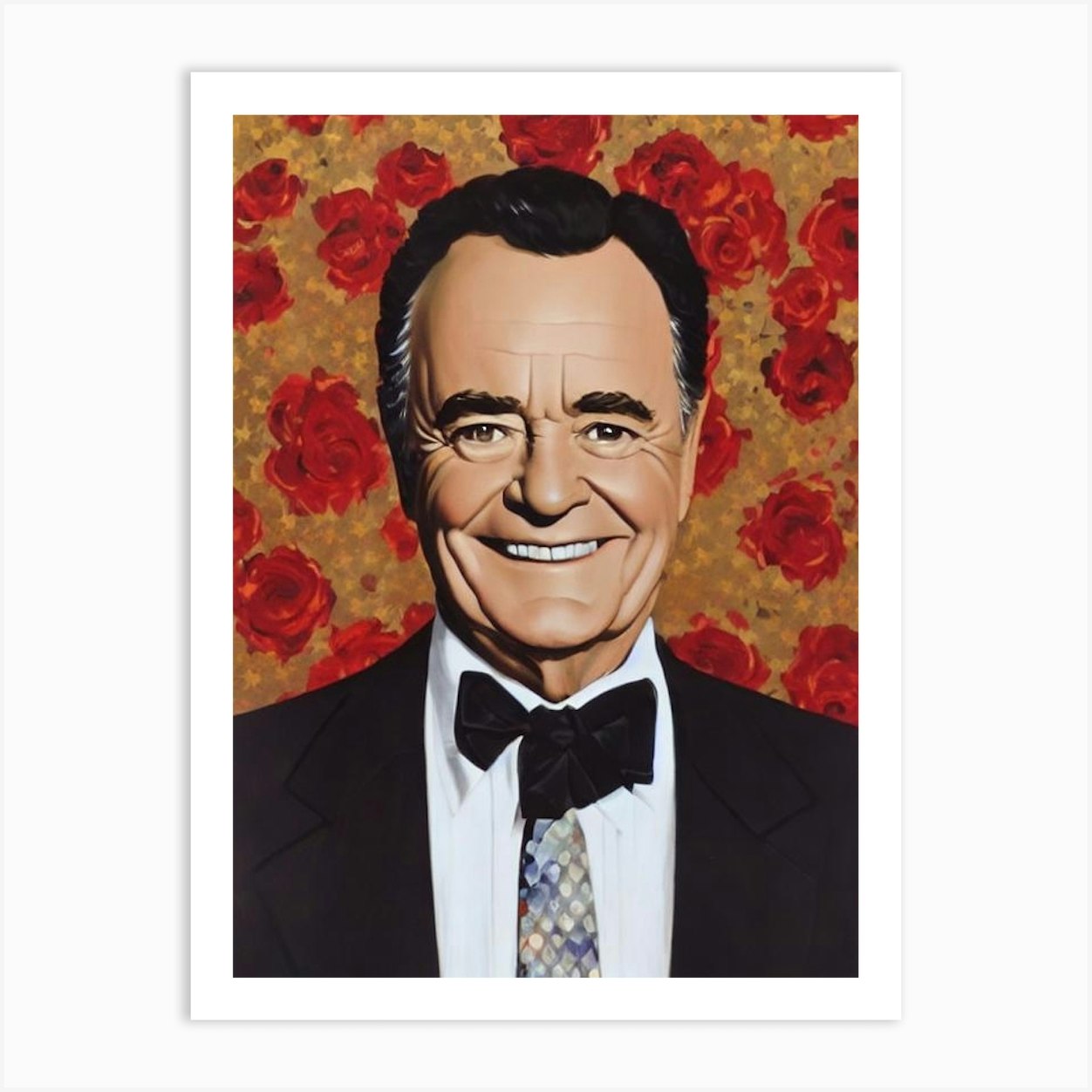 Jack Lemmon Illustration Movies Art Print by Lights Camera Action - Fy