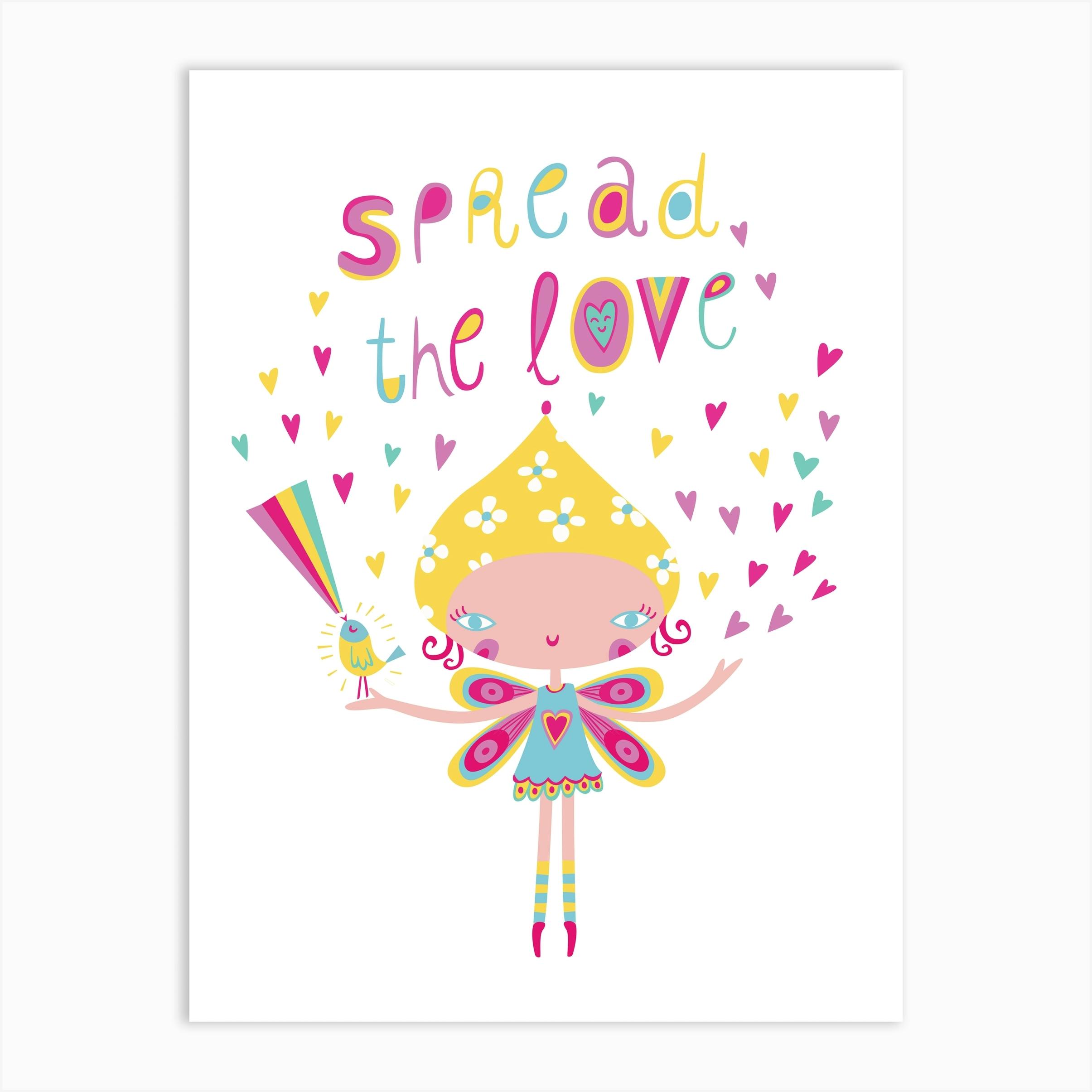 Spead The Love Art Print By Ali P Art - Fy