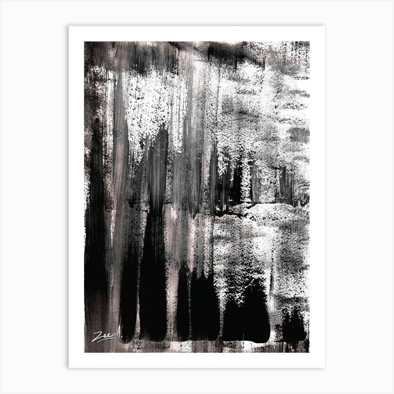 Faded Art Print by Zeinab Assaad Fy