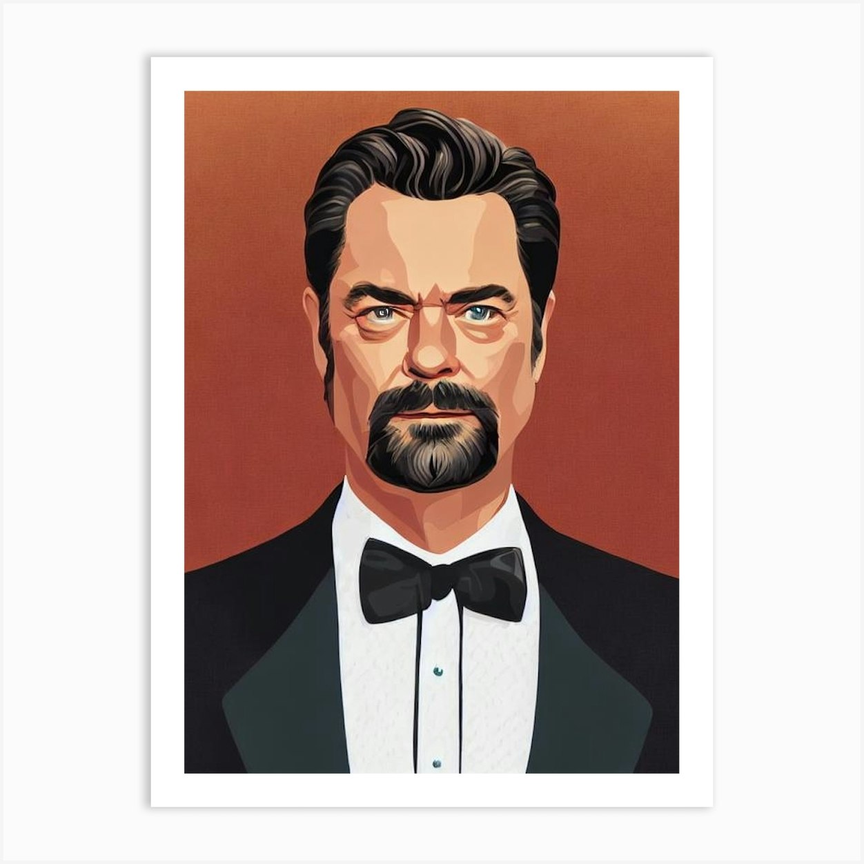 Ray Liotta Illustration Movies Art Print by Lights Camera Action - Fy