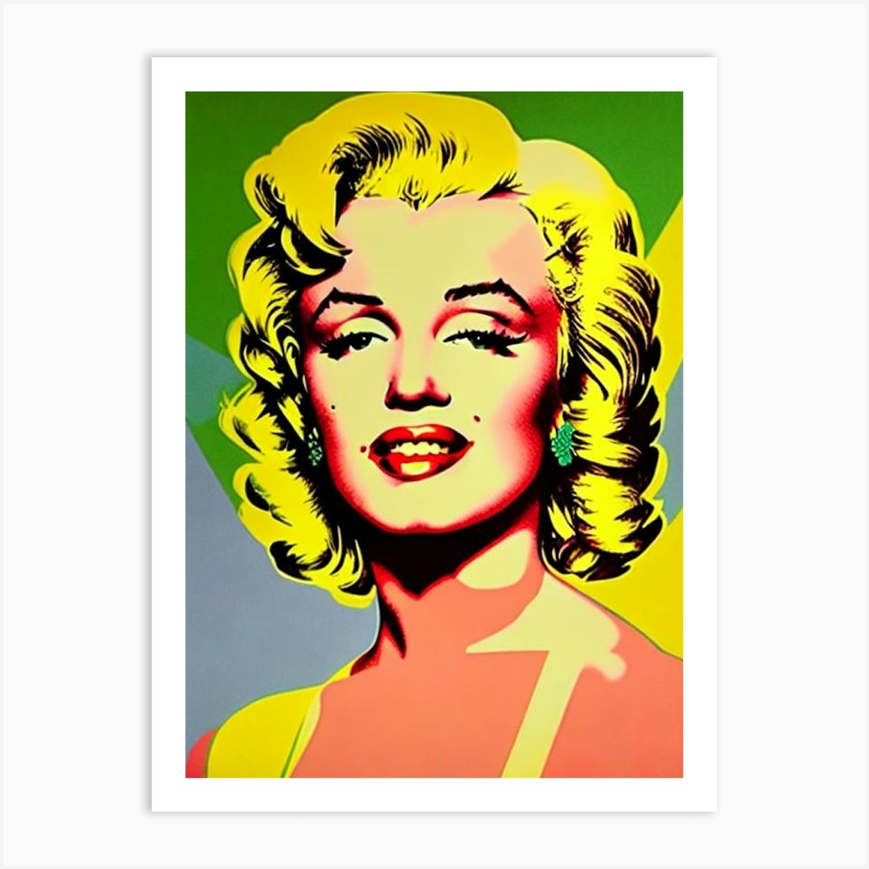 Marilyn Monroe Colourful Pop Movies Art Movies Art Print by Lights ...