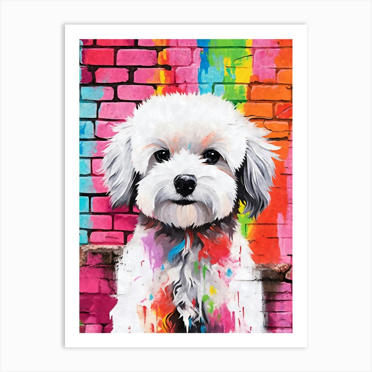 Maltese discount dog art