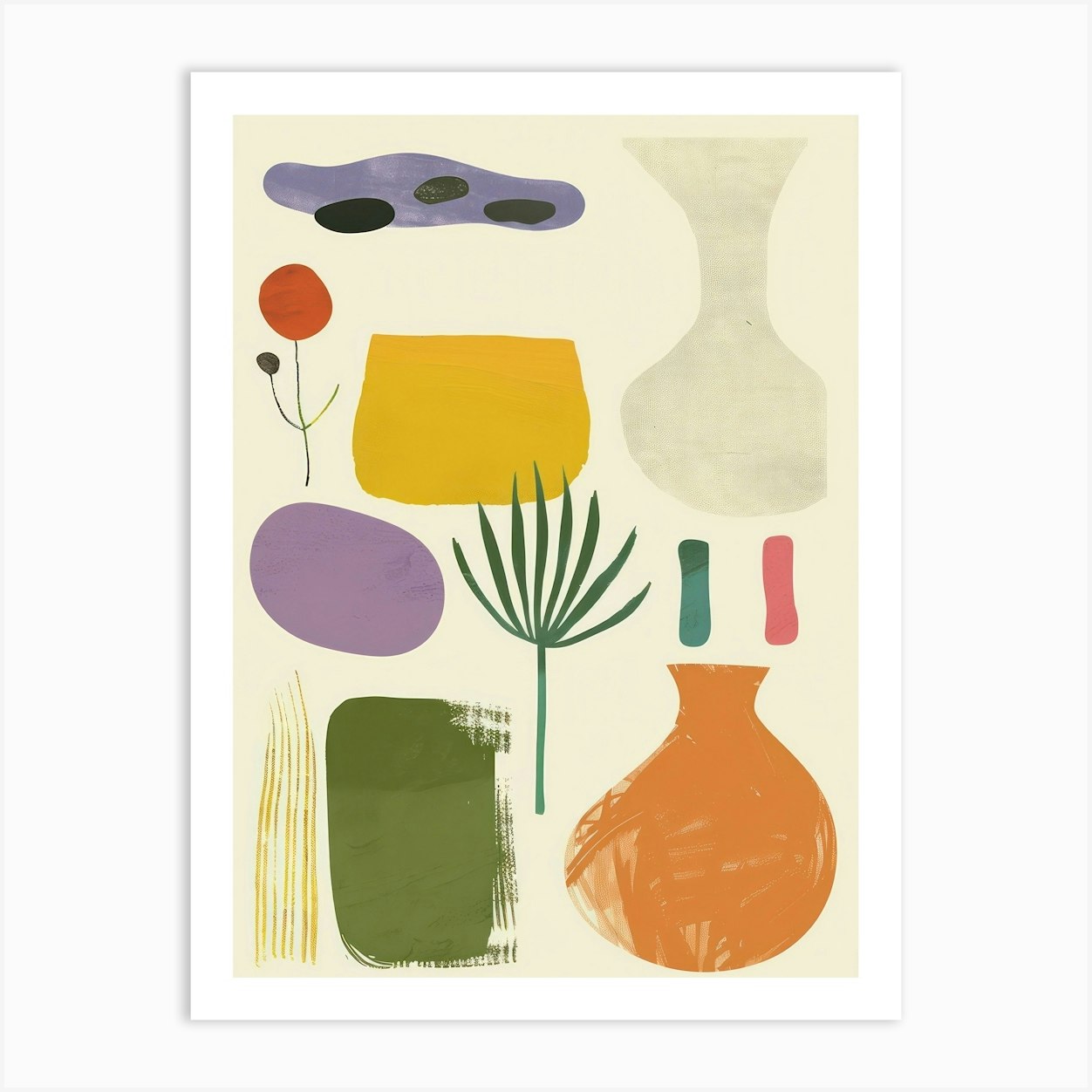 Abstract Objects Collection 3 Art Print by Abstract Art Expressions - Fy