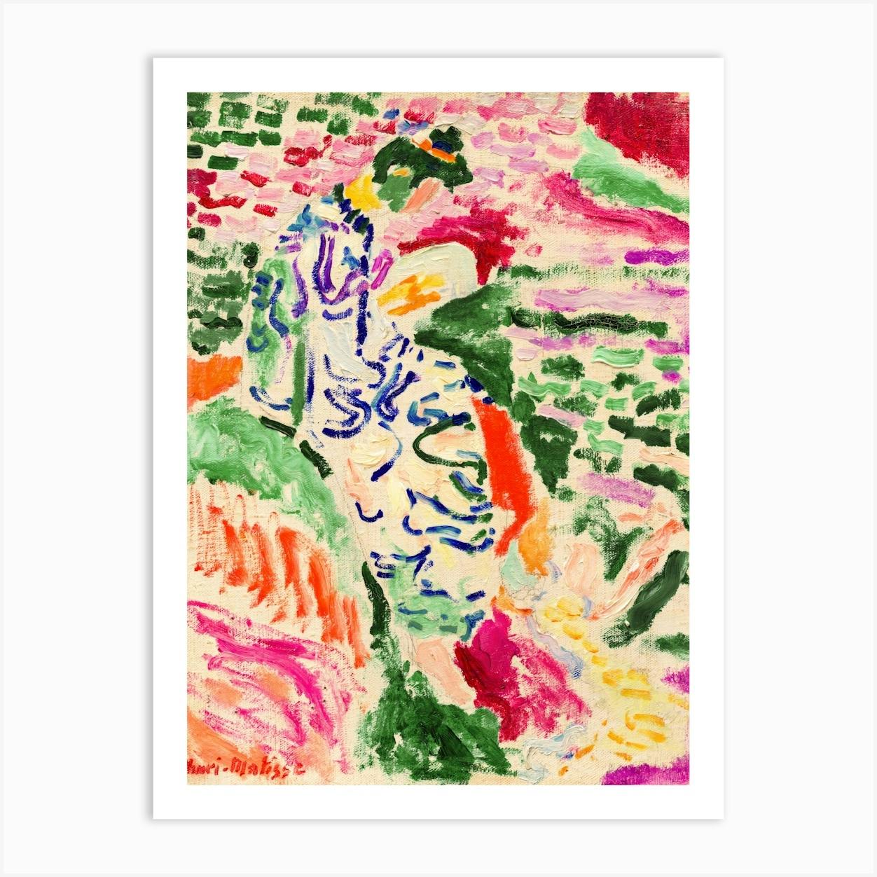 Henri Matisse Fine Art Print - La Japonaise, Woman Beside