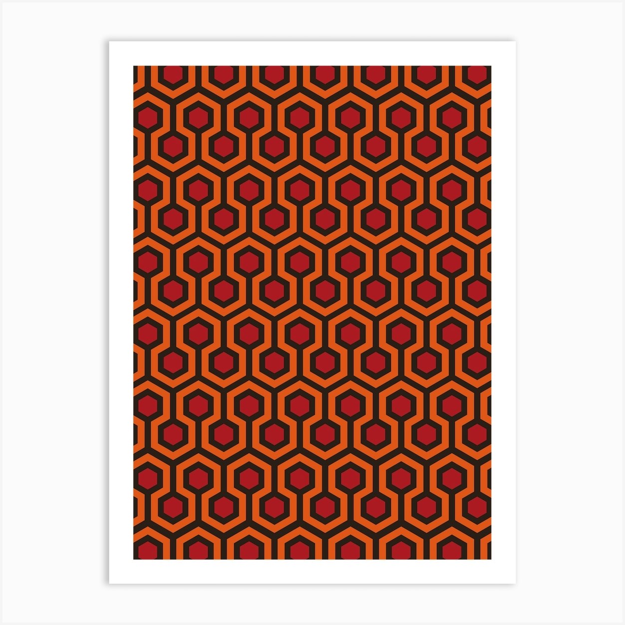 The Shining Pattern Art Print by Nikita Abakumov - Fy