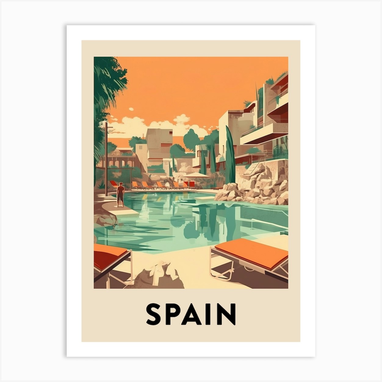 Vintage Travel Poster Spain 4 Art Print by Travel Poster Collection - Fy