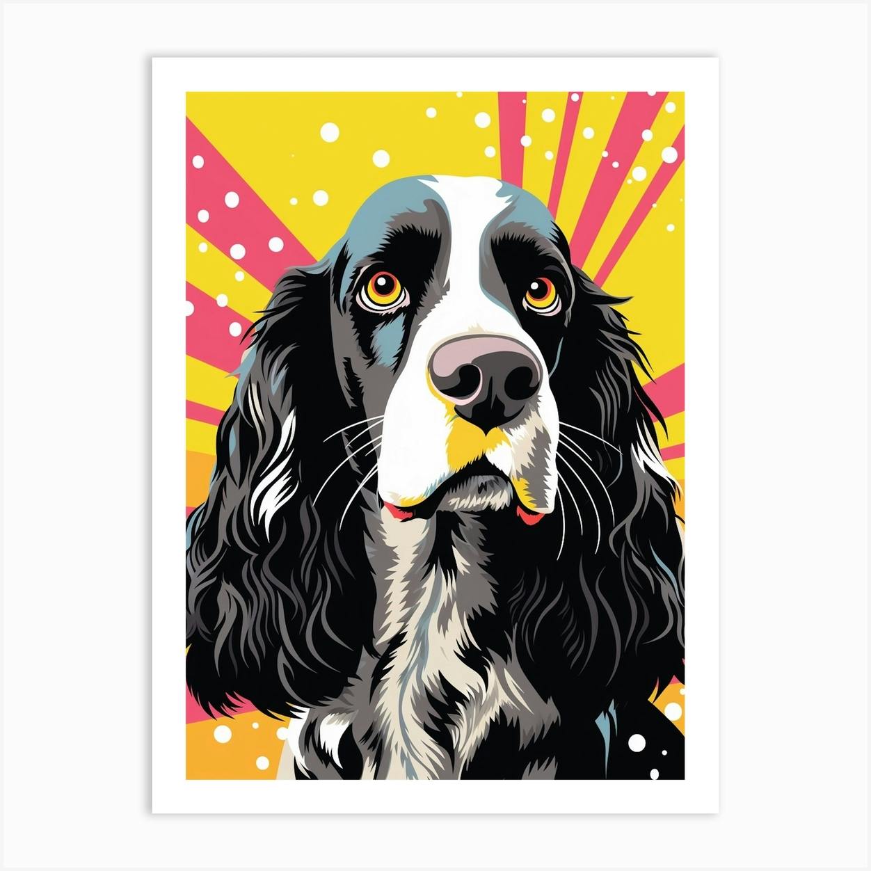 Cocker spaniel sales pop art