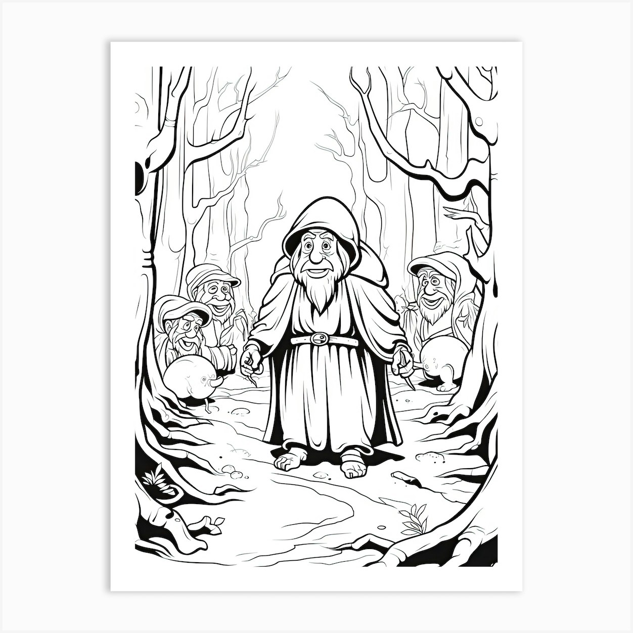 The Dark Forest (Snow White And The Seven Dwarfs) Fantasy Inspired Line ...