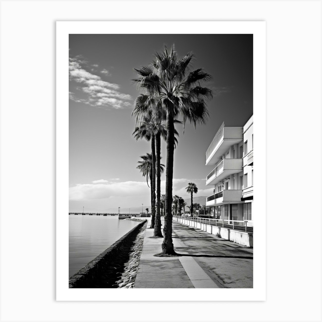 Limassol, Cyprus, Mediterranean Black And White Photography Analogue 1