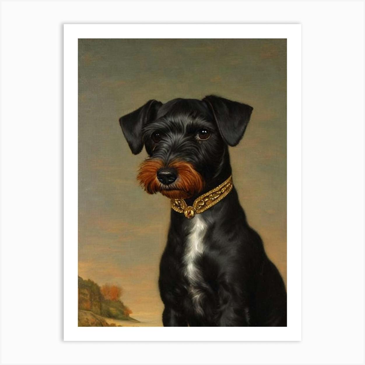 Schnauzer best sale paintings art