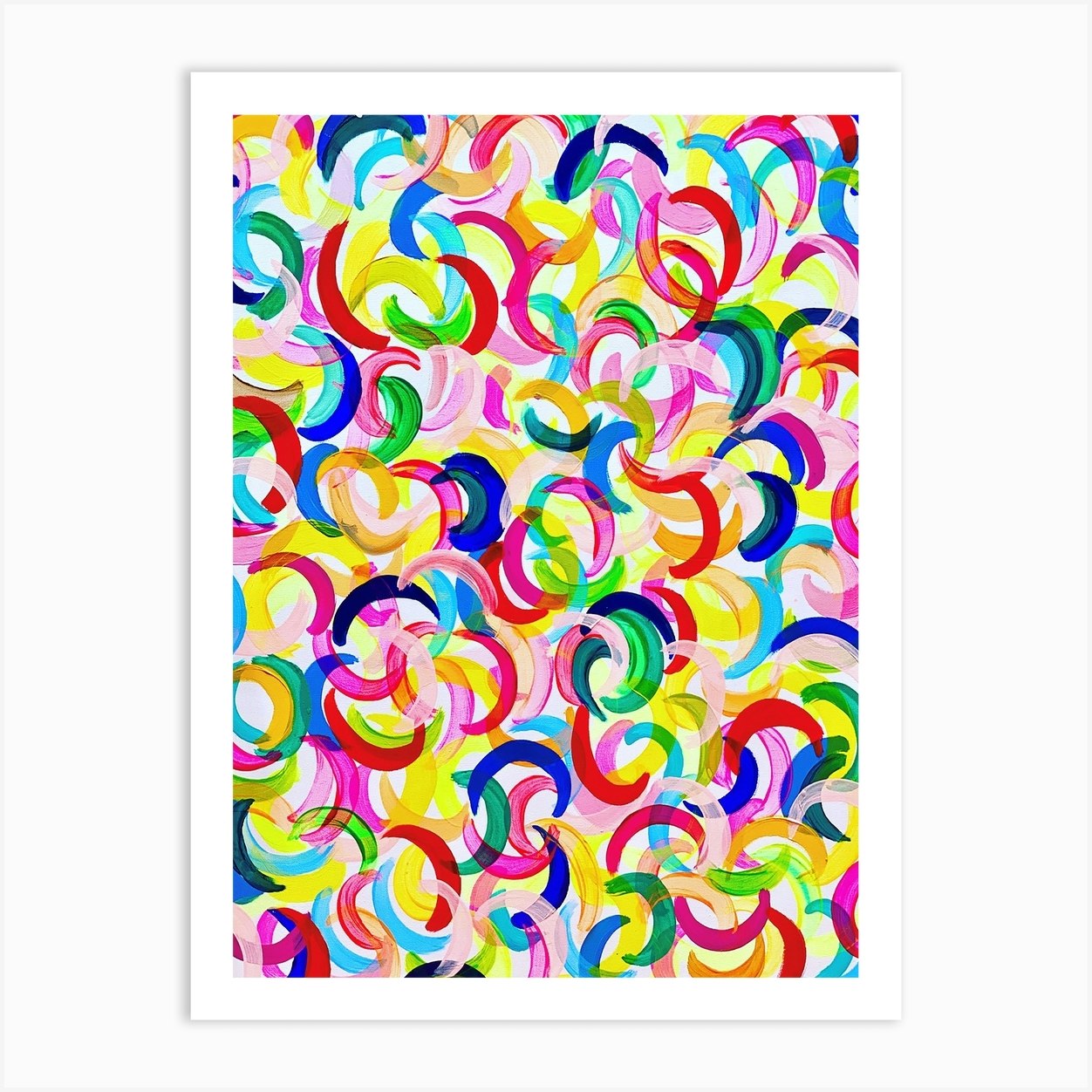 Confetti Art Print by Tara Hunt Art Fy