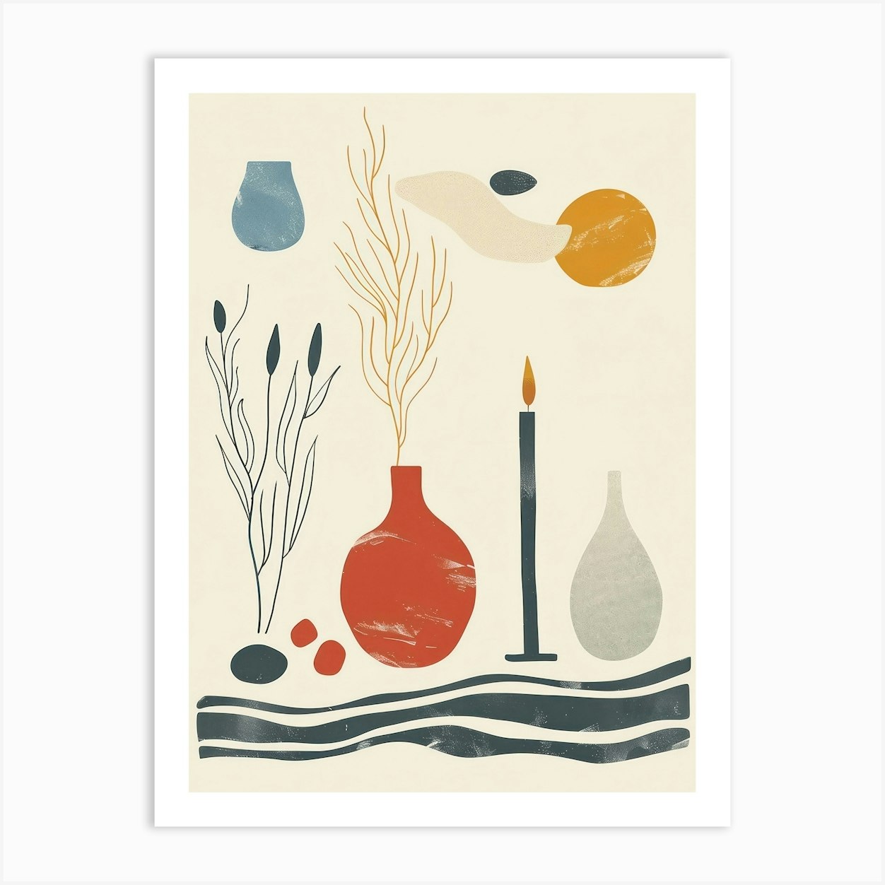 Abstract Objects Collection 5 Art Print by Abstract Art Expressions - Fy