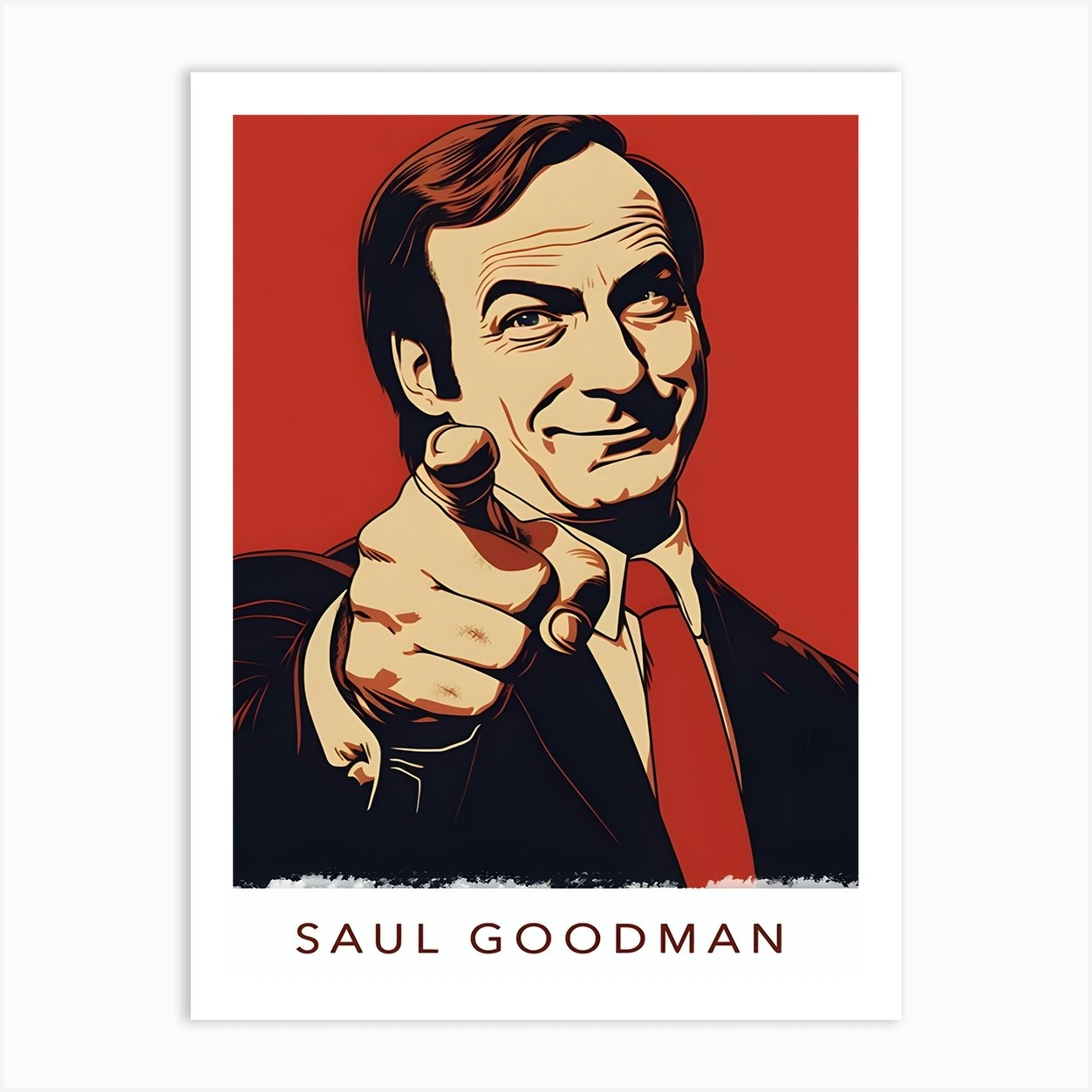 Saul Goodman Better Call Saul Art Print by KunStudio Fy