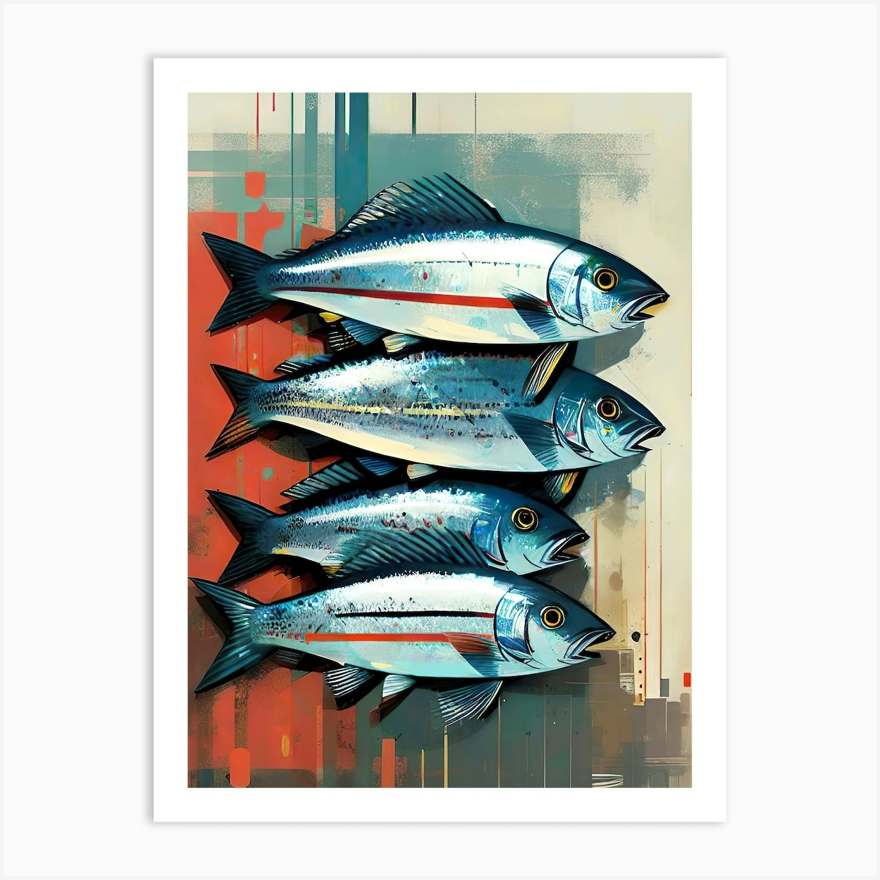 Sardines Art Print by Sobalvarro Fy