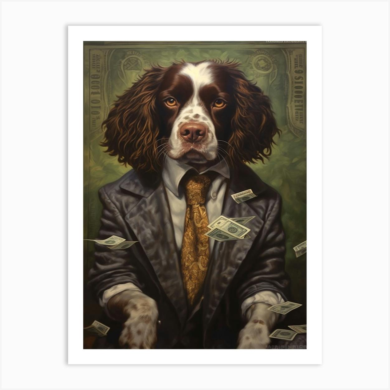 Springer best sale spaniel art