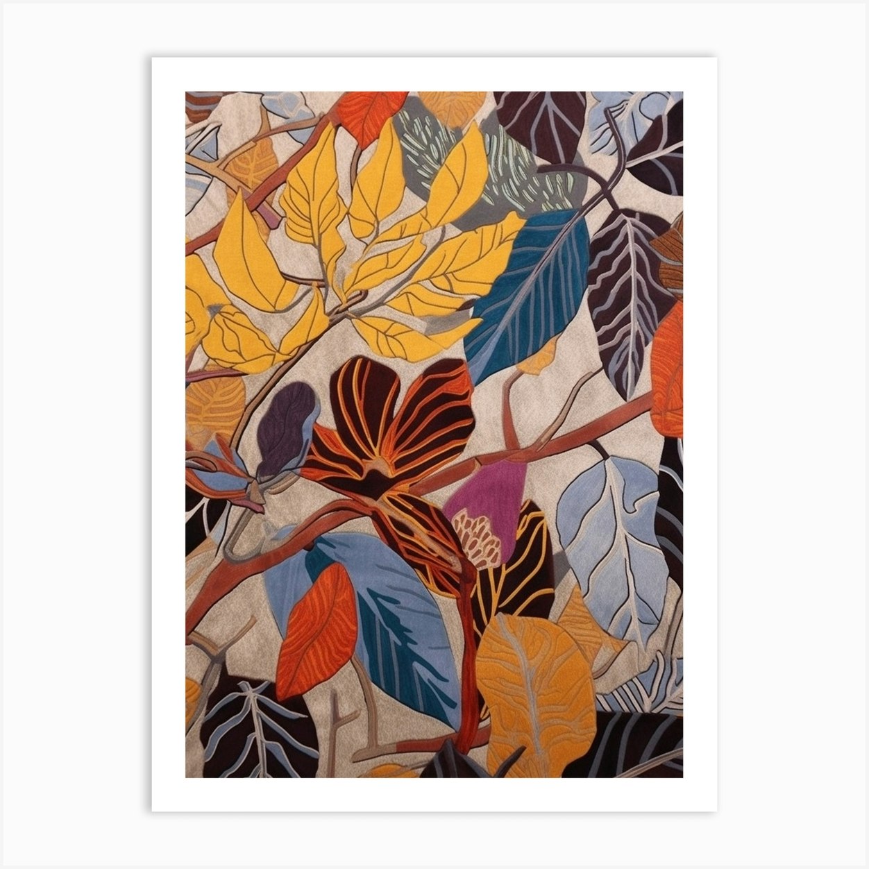 Fall Botanicals Morning Glory 3 Art Print by Autumn Aura Prints - Fy