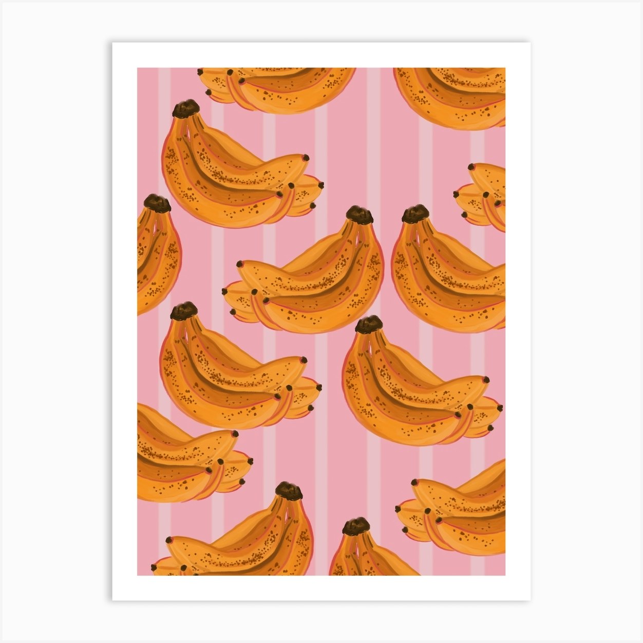 Bananas Art Print by Disha Saini Fy