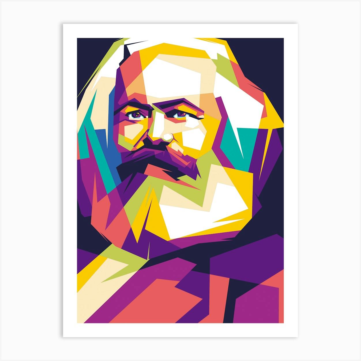 Karl Marx Art Print by Saidisay - Fy