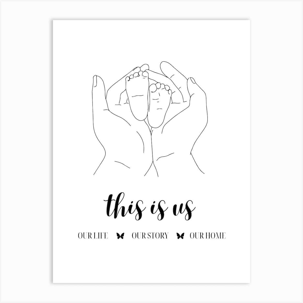 This Is Us Art Print by ArtDesign by KBK Fy