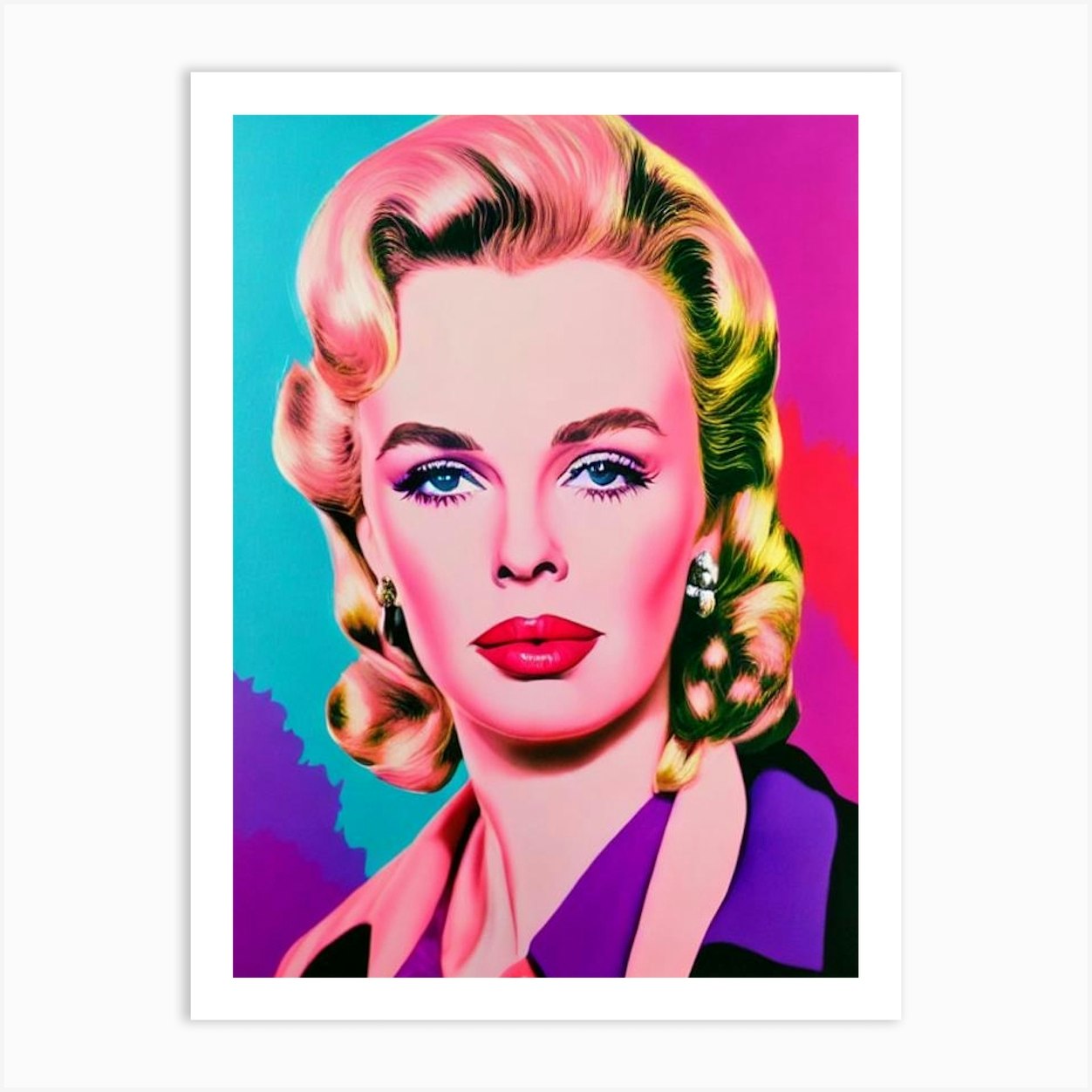 Sandy Dennis Pop Movies Art Movies Art Print by Lights Camera Action - Fy