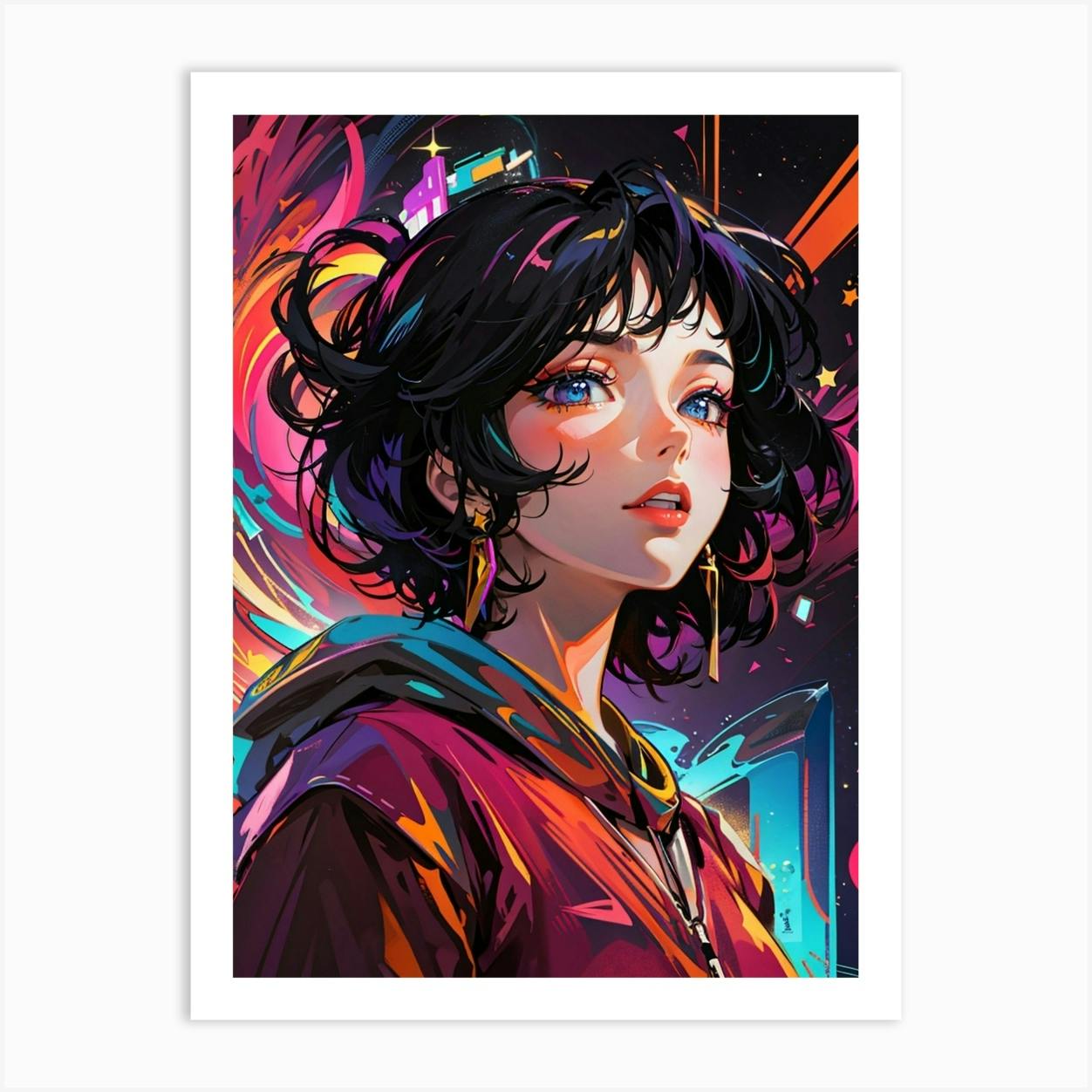 Anime art cheapest print