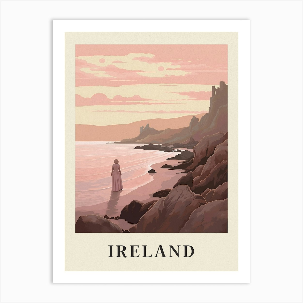 vintage travel poster ireland