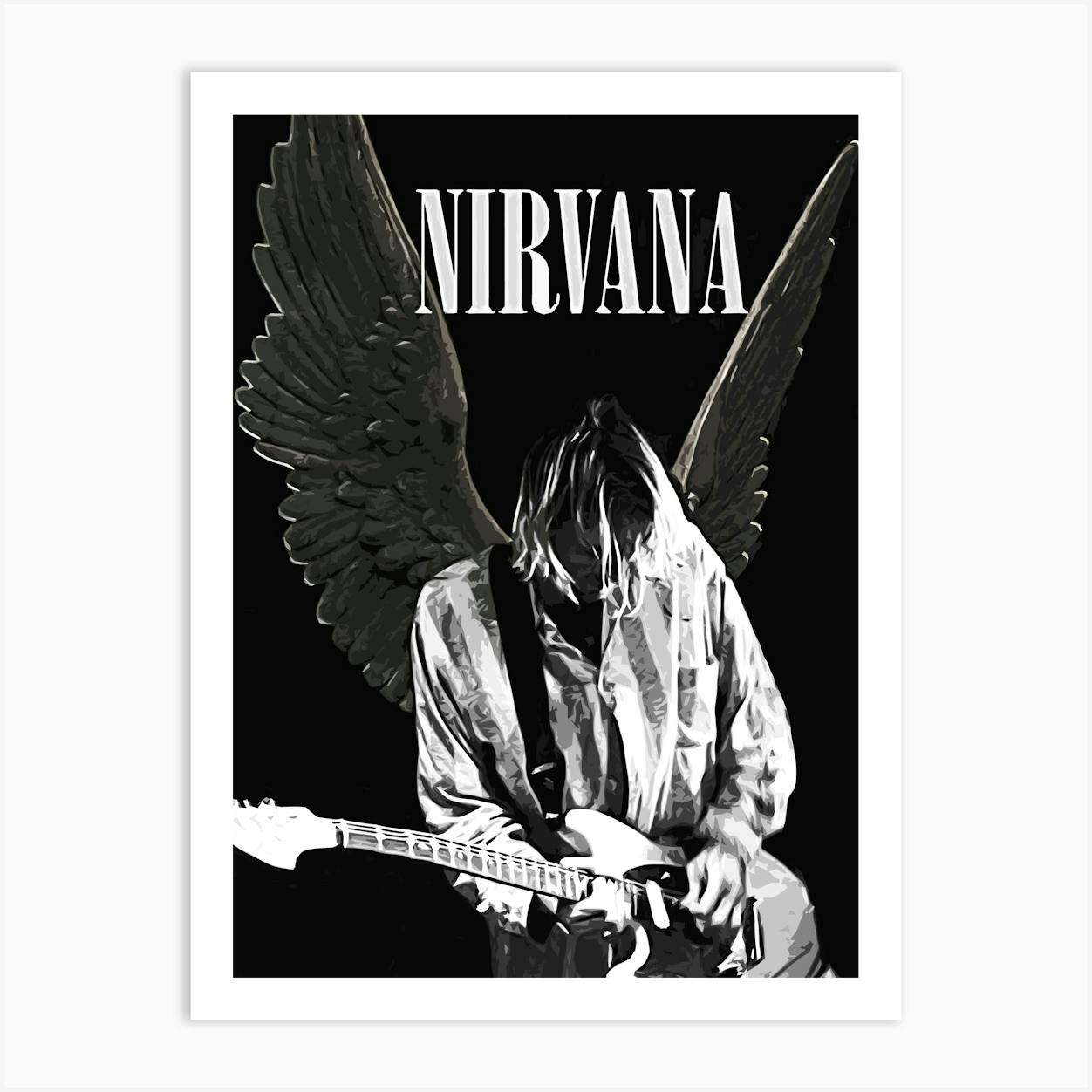 アート・デザイン・音楽 Cobain - nirvana Kurt Cobain Art SVG, Nirvana, Kurt Cobain Nirvana Grunge
