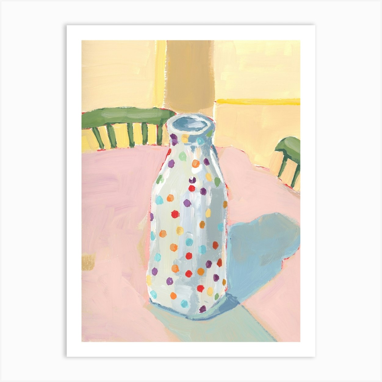 Breakfast Nook Art Print by Rachel Mercier Fy