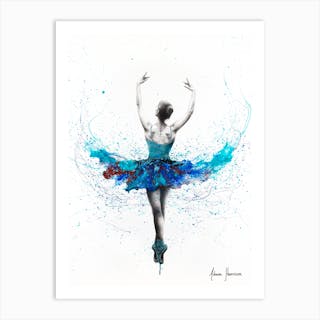 Floating Lake Ballet Art Print by Ashvin Harrison - Fy