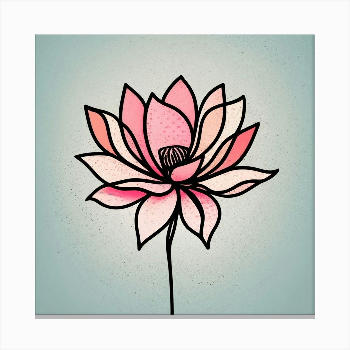 Lotus Flower 47 Canvas Print By Balram Giri Fy 3693