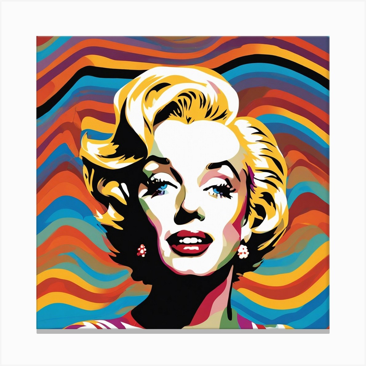 Marilyn Monroe 22 Canvas Print by logicx - Fy