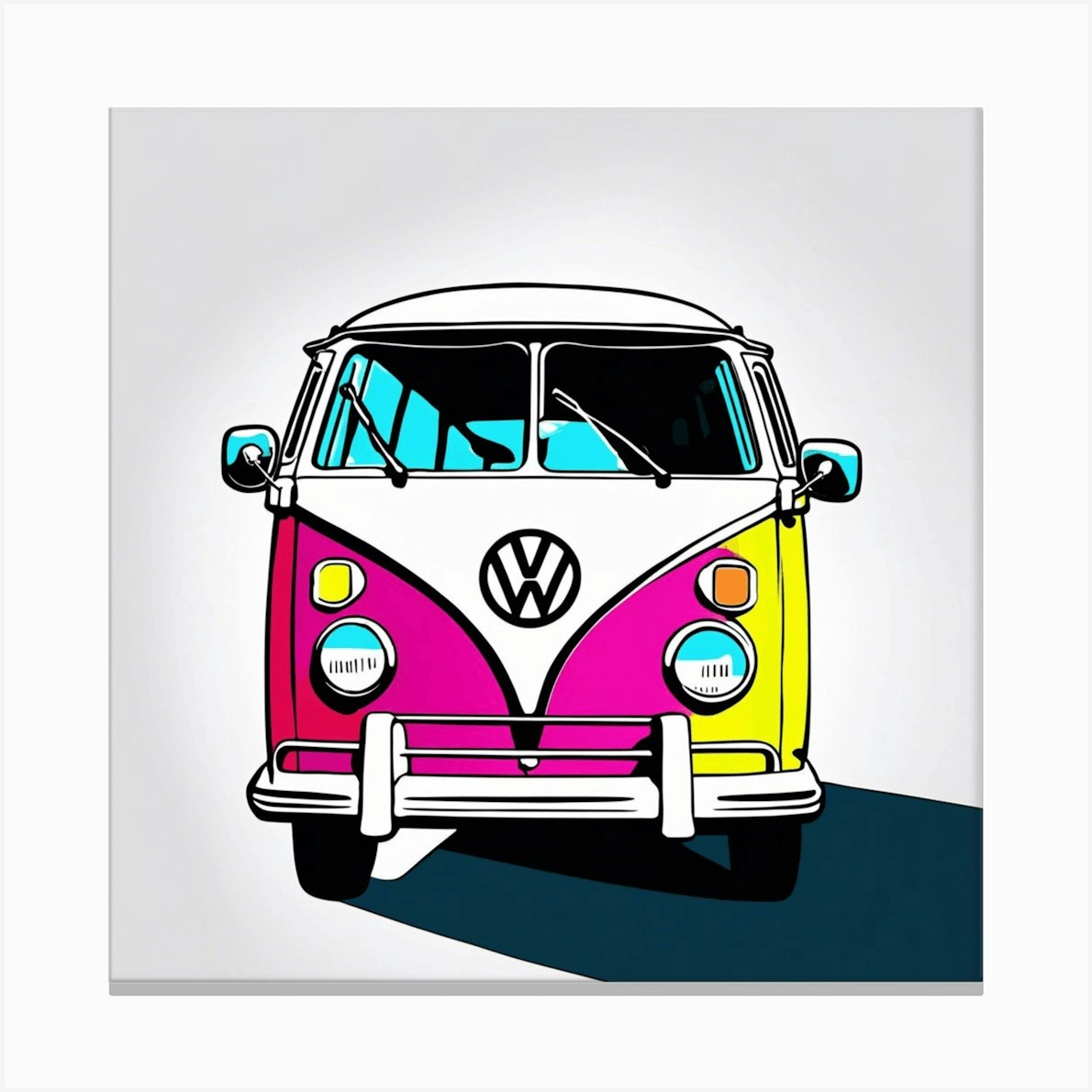 Vw Bus 6 Canvas Print by IslaNovella - Fy