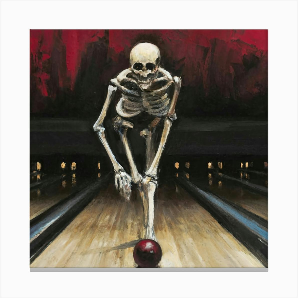 Skeleton bowling hot sale